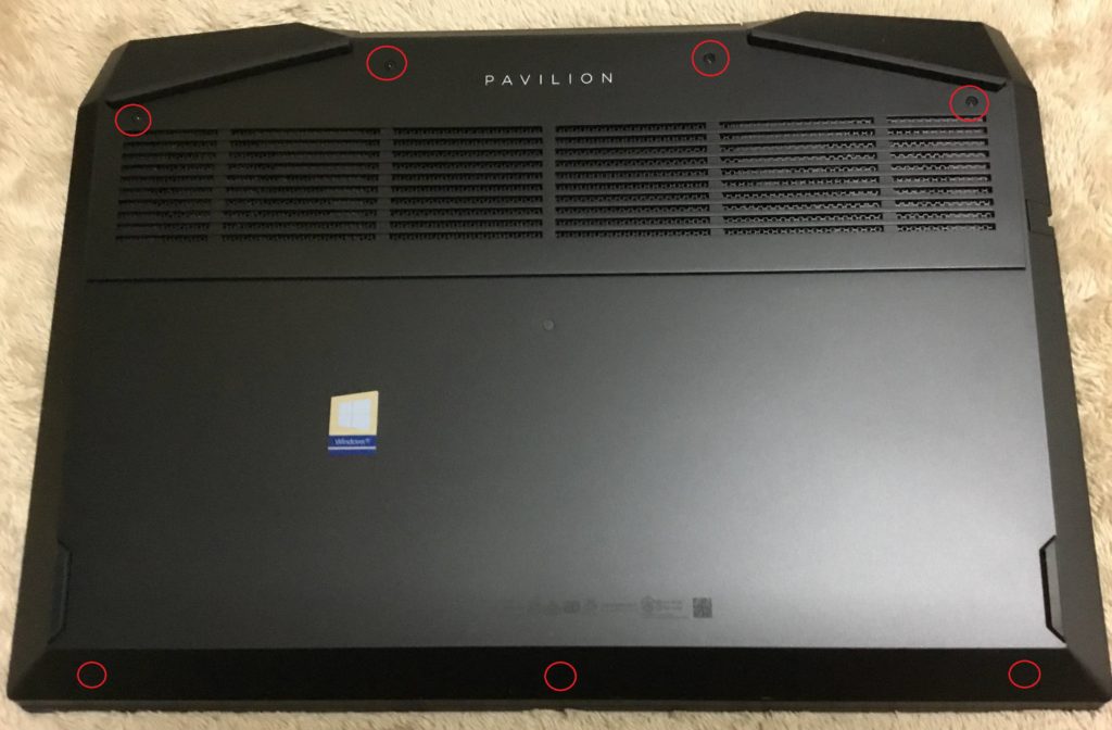 HP Pavilion Gaming 15-dk1000 シリーズ（15-dk1002TX）をCrusial SSDに換装してみた