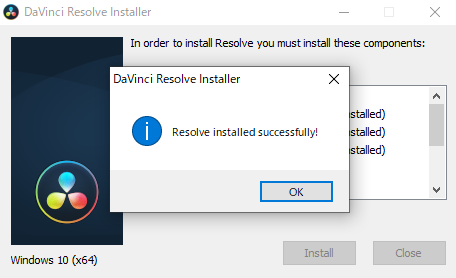 初心者向け DaVinci Resolve：インストール（Windows10）